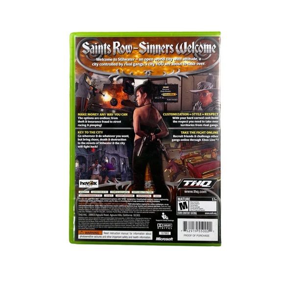 Saints Row (Microsoft Xbox 360, 2006) - Picture 5 of 5